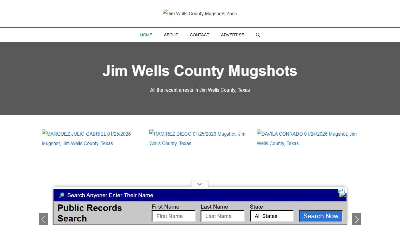 Jim Wells County Mugshots Zone